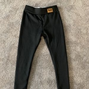 Sherpa lined leggings